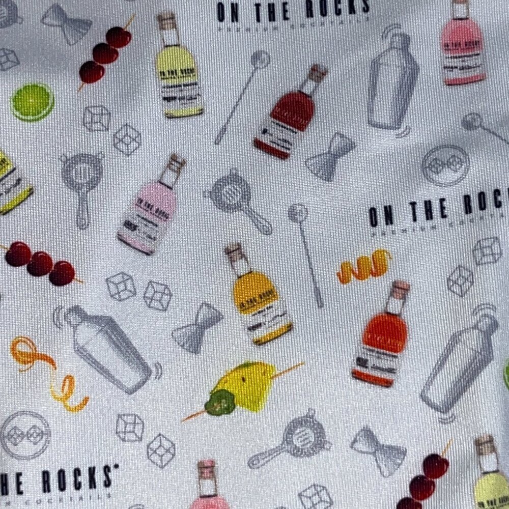 ON THE ROCKS Brand Pre-Mixed Alcohol Drinks Cocktails Polo Shirt -NWOT - Size XL - Picture 9 of 9